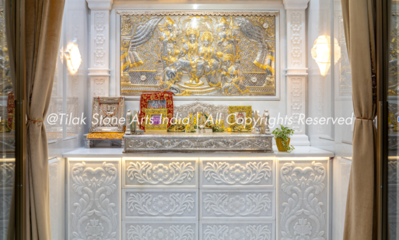 White Marble Mandir for the Home: A Quiet Shift in How We Design Sacred Spaces