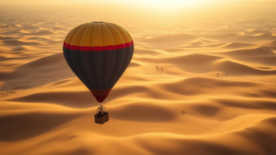 Hot Air Balloon Dubai Desert