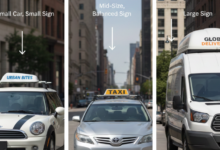 How to Choose a Roof Sign That Fits Your Vehicle Profile