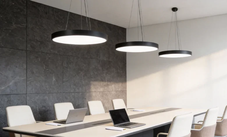 Prototyping High-End Spaces: The Architectural Weight of the Black Pendant Light