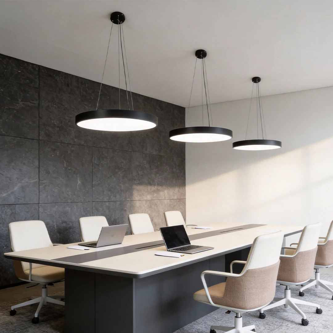Prototyping High-End Spaces: The Architectural Weight of the Black Pendant Light