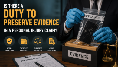 Is There a Duty to Preserve Evidence in a Personal Injury Claim?